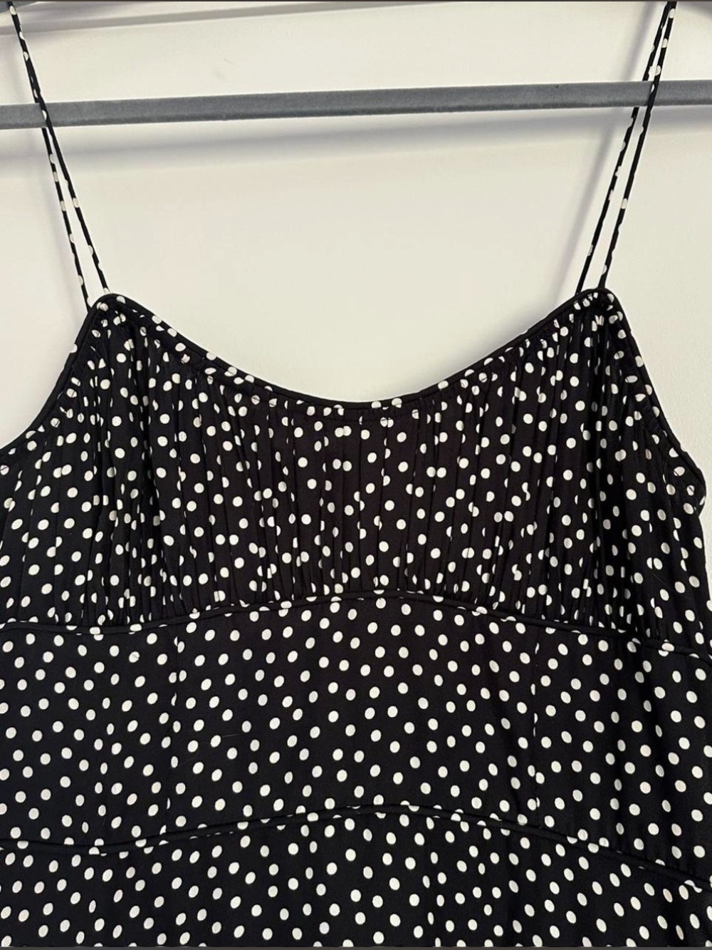 Doen Rosaria Dress Black Polka Dot Small - Picture 4 of 7